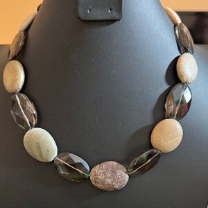 RL made in Germany vintage stone necklace
